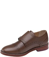 Johnston & Murphy Boys' Conard Double Monk Strap Dress Shoes (Youth)