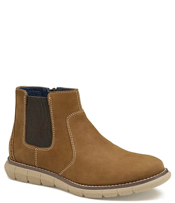 Johnston & Murphy Boys' Holden Nubuck Leather Chelsea Boots (Youth)