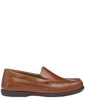 Johnston & Murphy Boys' Locklin Leather Venetian Slip-Ons (Infant)