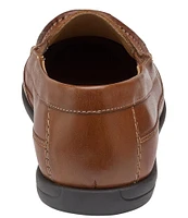 Johnston & Murphy Boys' Locklin Leather Venetian Slip-Ons (Infant)