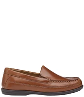 Johnston & Murphy Boys' Locklin Leather Venetian Slip-Ons (Toddler)