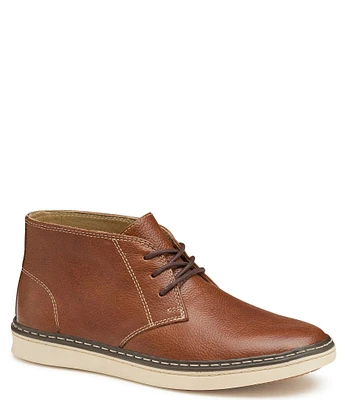 Johnston & Murphy Boys' McGuffey Leather Lace-Up Chukka Boots (Youth)