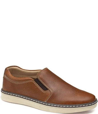 Johnston & Murphy Boys' McGuffey Leather Slip-Ons (Youth)