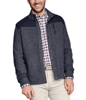 Johnston & Murphy Brushed Full-Snap Jacket