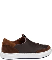 Johnston & Murphy Collection Men's Anson Stretch Lace-to-Toe Slip-On Sneakers