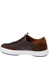 Johnston & Murphy Collection Men's Anson Stretch Lace-to-Toe Slip-On Sneakers