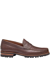 Johnston & Murphy Collection Men's Baldwin Leather Lug Penny Loafers