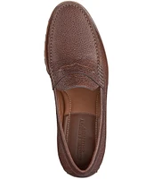 Johnston & Murphy Collection Men's Baldwin Leather Lug Penny Loafers