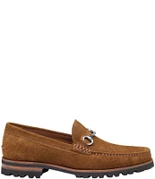 Johnston & Murphy Collection Men's Baldwin Suede Lug Bit Loafers