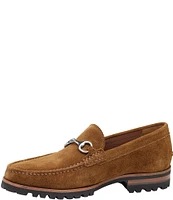 Johnston & Murphy Collection Men's Baldwin Suede Lug Bit Loafers