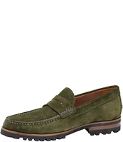 Johnston & Murphy Collection Men's Baldwin Suede Lug Penny Loafers