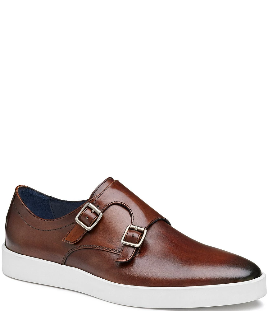 Johnston & Murphy Collection Men's Bolivar Monk Strap Slip-Ons