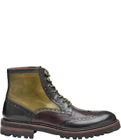 Johnston & Murphy Collection Men's Dudley Colorblock Lug Plain Toe Boots