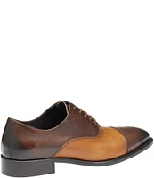 Johnston & Murphy Collection Men's Ellsworth Cap Toe Lace Up Oxfords