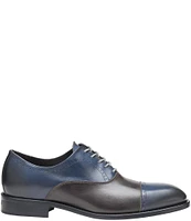 Johnston & Murphy Collection Men's Ellsworth Cap Toe Lace Up Oxfords