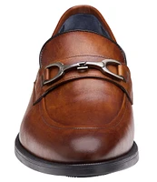 Johnston & Murphy Collection Men's Flynch Calfskin Bit Detail Loafers