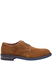 Johnston & Murphy Collection Men's Hartley Plain Toe Suede Oxfords