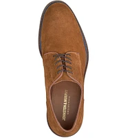 Johnston & Murphy Collection Men's Hartley Plain Toe Suede Oxfords