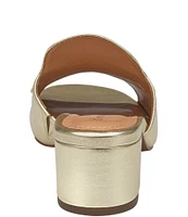 Johnston & Murphy Edith Leather Slide Sandals