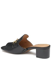 Johnston & Murphy Edith Leather Slide Sandals