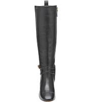 Johnston & Murphy Eleanor Belted Leather Tall Boots