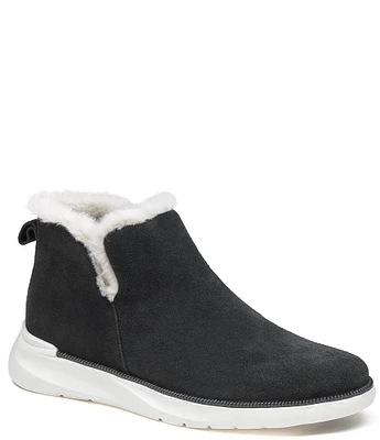 Johnston & Murphy Emery Waterproof Suede Sneaker Booties