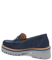 Johnston & Murphy Emmalynn Suede Bit Loafers