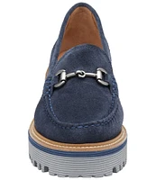 Johnston & Murphy Emmalynn Suede Bit Loafers