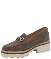 Johnston & Murphy Emmalynn Suede Bit Loafers