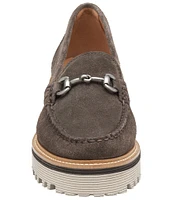 Johnston & Murphy Emmalynn Suede Bit Loafers