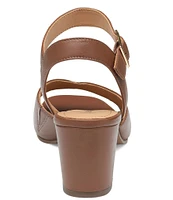 Johnston & Murphy Evelyn Leather Ankle Strap Sandals