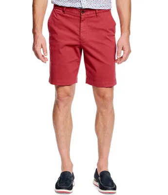 Johnston & Murphy Garment-Dye 9#double; Inseam Stretch Chino Shorts