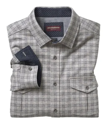 Johnston & Murphy Gingham Long Sleeve Woven Shirt