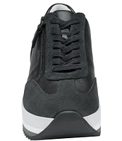 Johnston & Murphy Gracie Side Zip Platform Sneakers