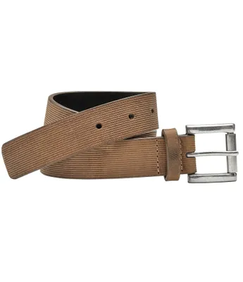 Johnston & Murphy Little/Big Boys 18-30 Scored Leather Belt