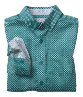 Johnston & Murphy Little/Big Boys 4-16 Long-Sleeve Diamond/Dot-Printed Woven Shirt