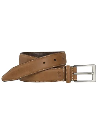 Johnston & Murphy Little/Big Boys 4-16 Oiled Leather Belt