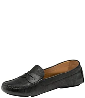 Johnston & Murphy Maggie Leather Driving Penny Loafers