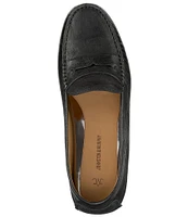 Johnston & Murphy Maggie Leather Driving Penny Loafers