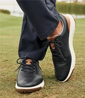 Johnston & Murphy Men's Amherst GL1 Waterproof Coated Knit Golf Shoes