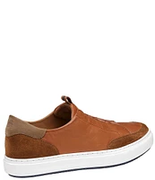 Johnston & Murphy Men's Anson Suede Stretch Lace-to-Toe Retro Sneakers