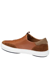 Johnston & Murphy Men's Anson Suede Stretch Lace-to-Toe Retro Sneakers