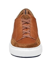 Johnston & Murphy Men's Anson Suede Stretch Lace-to-Toe Retro Sneakers