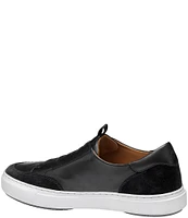 Johnston & Murphy Men's Anson Suede Stretch Lace-to-Toe Retro Sneakers