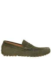 Johnston & Murphy Men's Athens Suede Penny Drivers