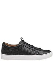 Johnston & Murphy Men's Banks Woven Lace-to-Toe Leather Sneakers