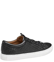 Johnston & Murphy Men's Banks Woven Lace-to-Toe Leather Sneakers