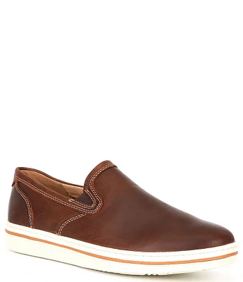 Johnston & Murphy Men's Bowling Venetian Leather Slip-On Shoes