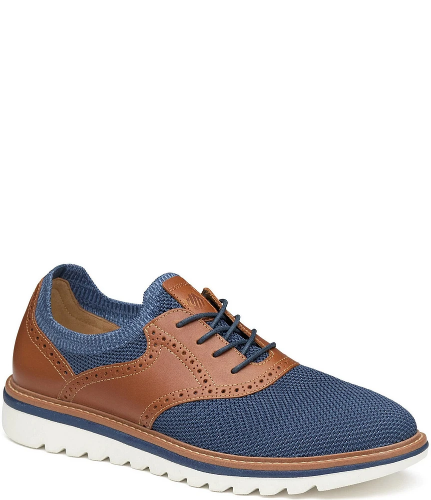 Johnston & Murphy Men's Braydon Knit Plain Toe Oxford Sneakers