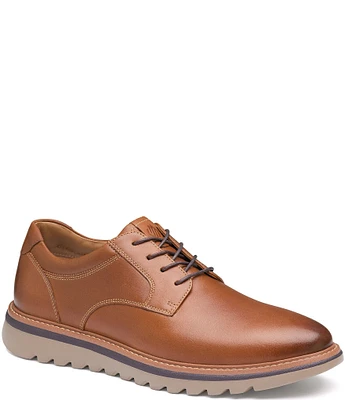 Johnston & Murphy Men's Braydon Plain Toe Lace-Up Oxfords